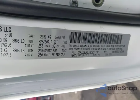 2019 Jeep Cherokee Latitude Plus Fwd from USA, damaged, VIN 1C4PJLLB1KD178523